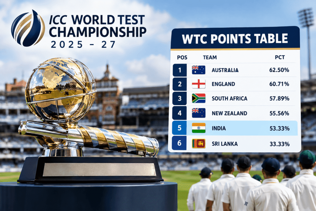 WTC points table