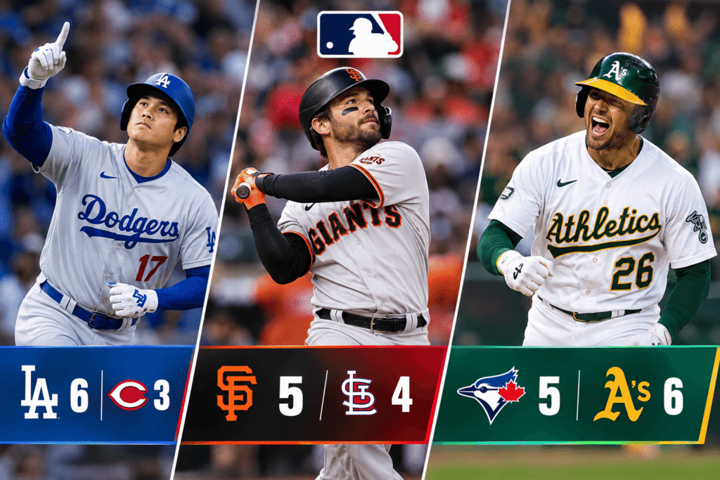 MLB scores roundup for September 7, 2026